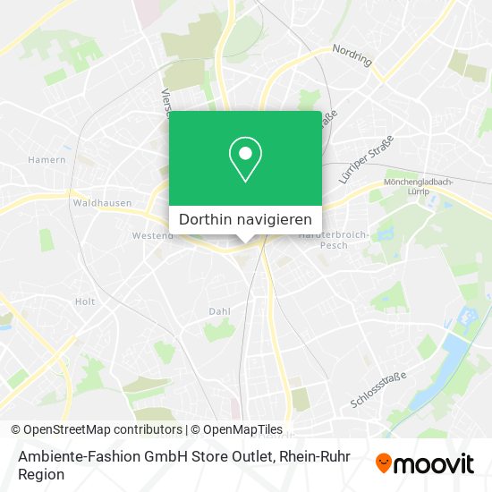 Ambiente-Fashion GmbH Store Outlet Karte