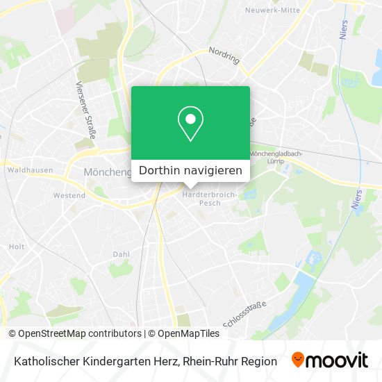 Katholischer Kindergarten Herz Karte