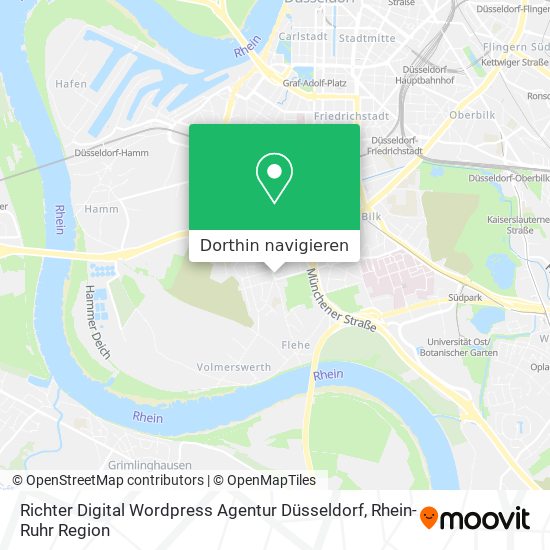 Richter Digital Wordpress Agentur Düsseldorf Karte