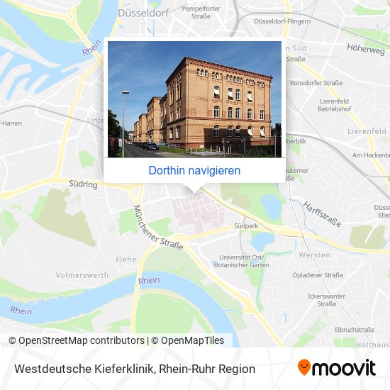Westdeutsche Kieferklinik Karte
