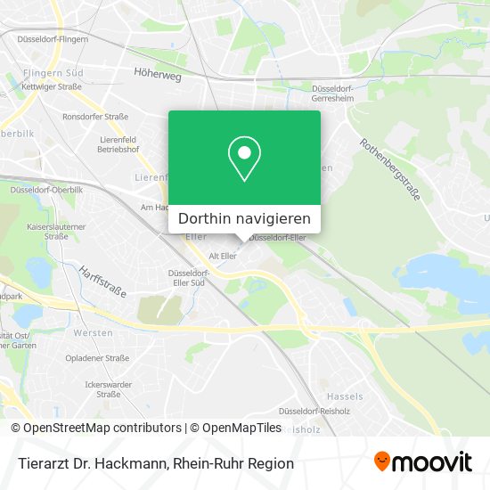 Tierarzt Dr. Hackmann Karte