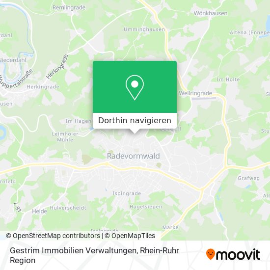 Gestrim Immobilien Verwaltungen Karte