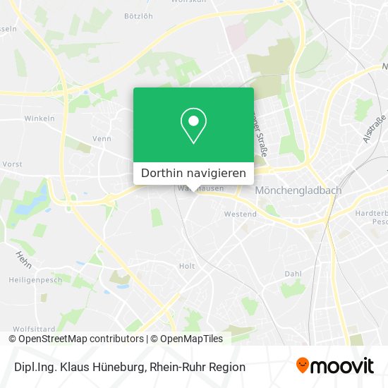Dipl.Ing. Klaus Hüneburg Karte