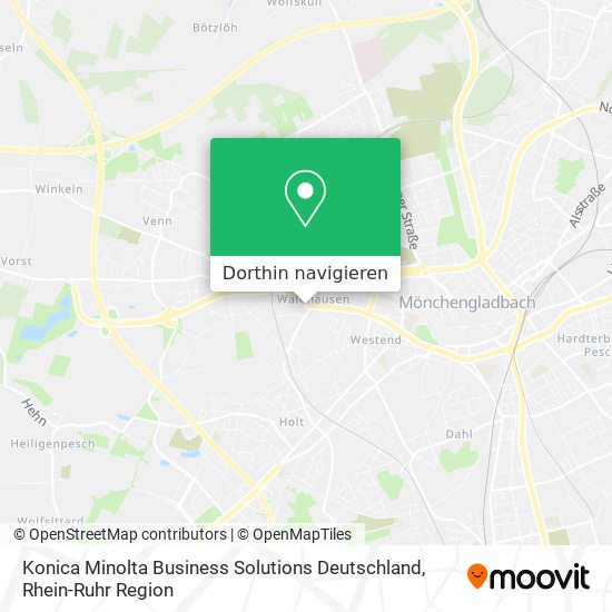 Konica Minolta Business Solutions Deutschland Karte