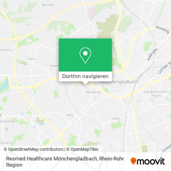 Resmed Healthcare Mönchengladbach Karte