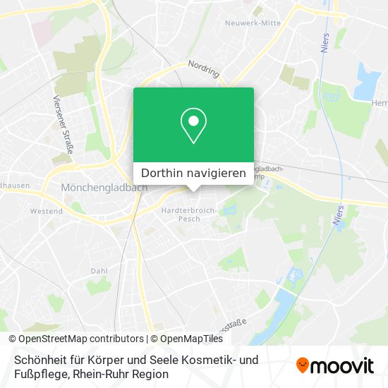 Schönheit für Körper und Seele Kosmetik- und Fußpflege Karte