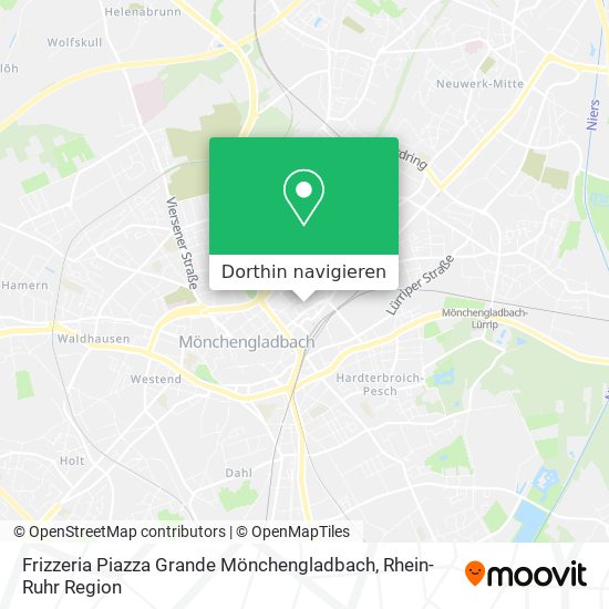 Frizzeria Piazza Grande Mönchengladbach Karte