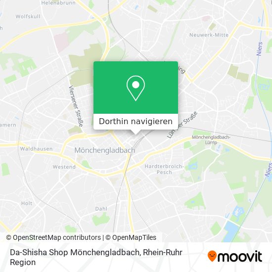 Da-Shisha Shop Mönchengladbach Karte