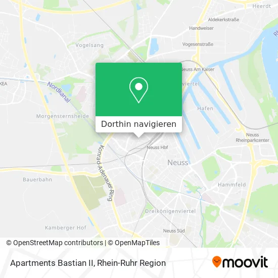 Apartments Bastian II Karte