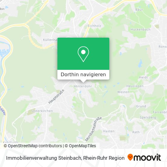 Immobilienverwaltung Steinbach Karte