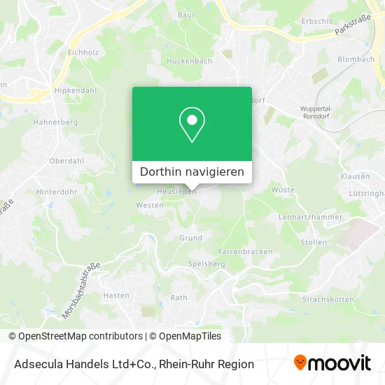 Adsecula Handels Ltd+Co. Karte