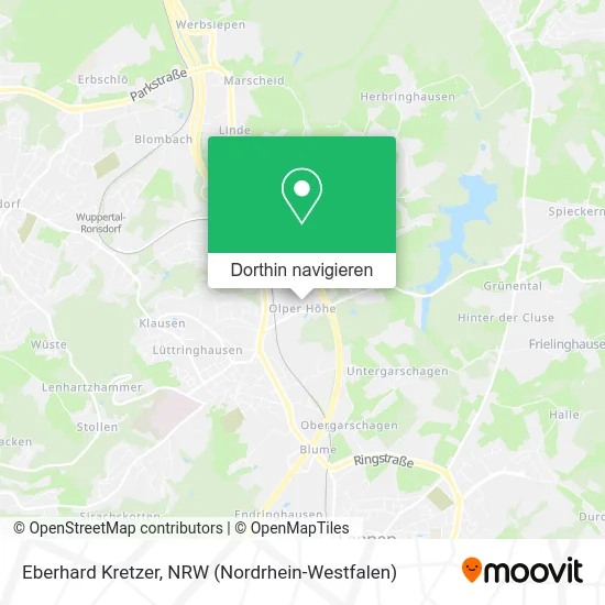 Eberhard Kretzer Karte