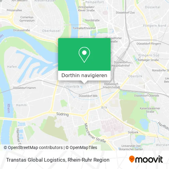 Transtas Global Logistics Karte