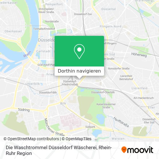 Die Waschtrommel Düsseldorf Wäscherei Karte