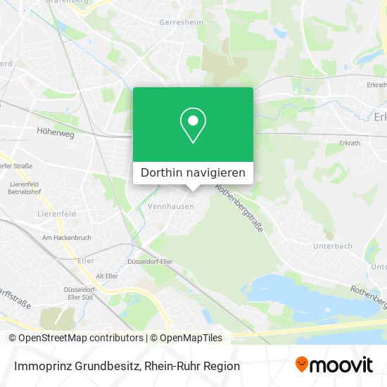 Immoprinz Grundbesitz Karte