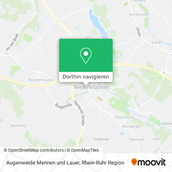 Augenweide Mennen und Lauer Karte