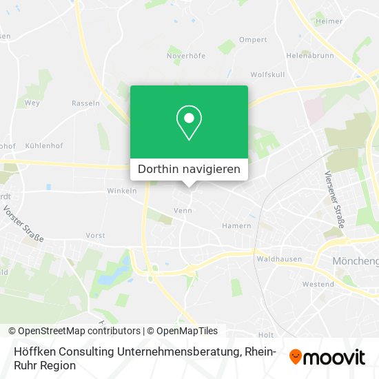 Höffken Consulting Unternehmensberatung Karte