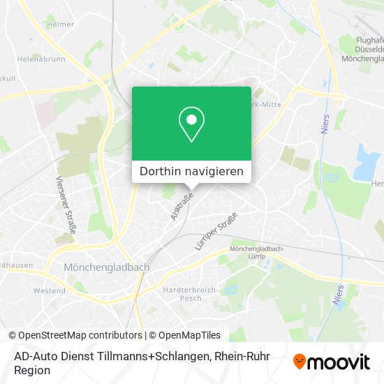 AD-Auto Dienst Tillmanns+Schlangen Karte