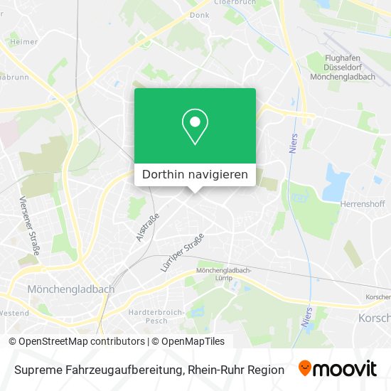 Supreme Fahrzeugaufbereitung Karte