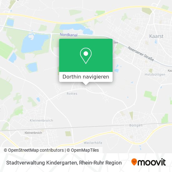 Stadtverwaltung Kindergarten Karte