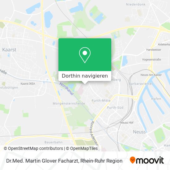 Dr.Med. Martin Glover Facharzt Karte