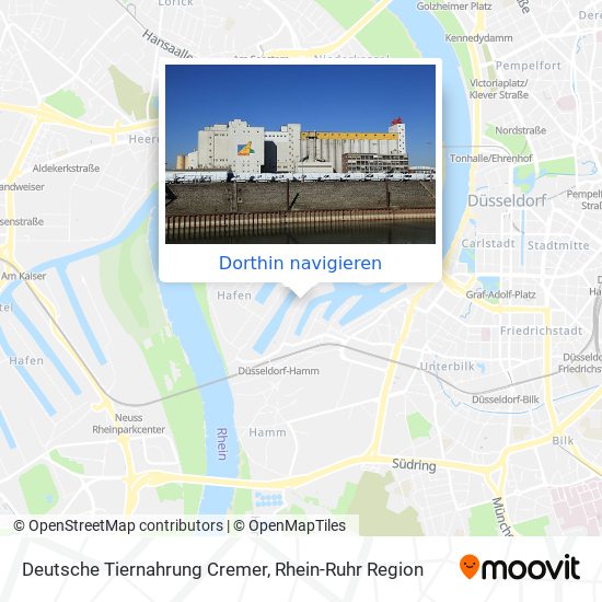 Deutsche Tiernahrung Cremer Karte