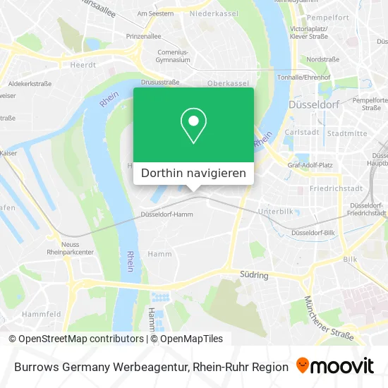 Burrows Germany Werbeagentur Karte