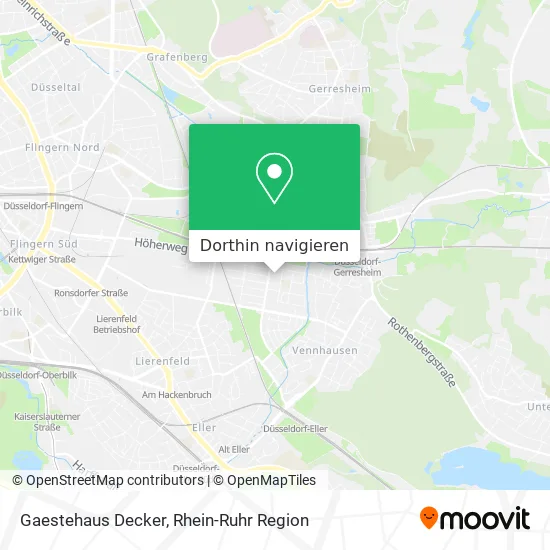 Gaestehaus Decker Karte