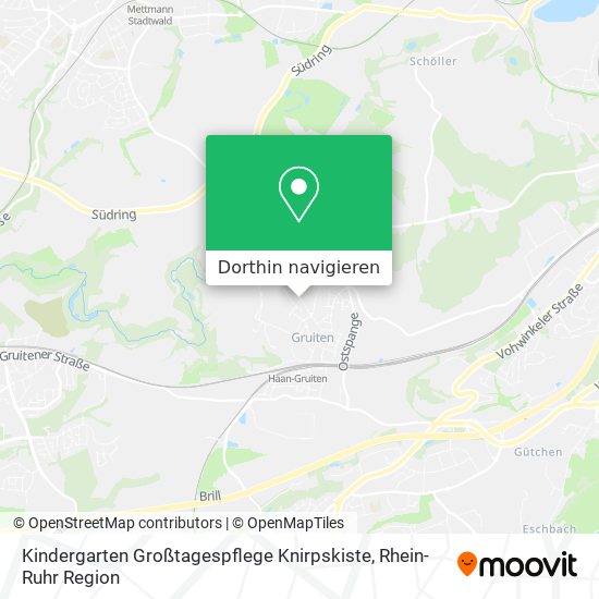 Kindergarten Großtagespflege Knirpskiste Karte