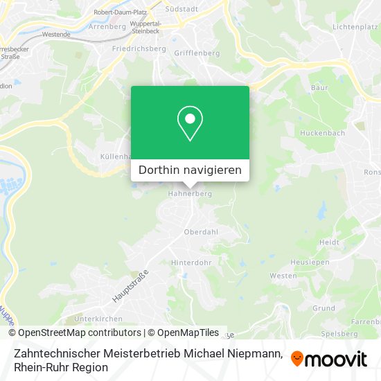 Zahntechnischer Meisterbetrieb Michael Niepmann Karte