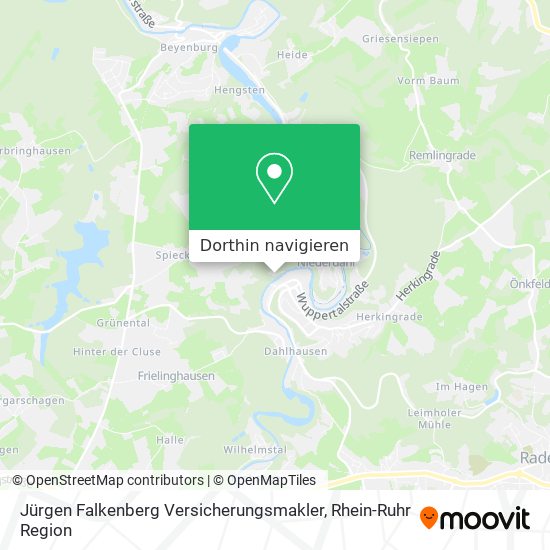 Jürgen Falkenberg Versicherungsmakler Karte