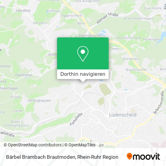 Bärbel Brambach Brautmoden Karte