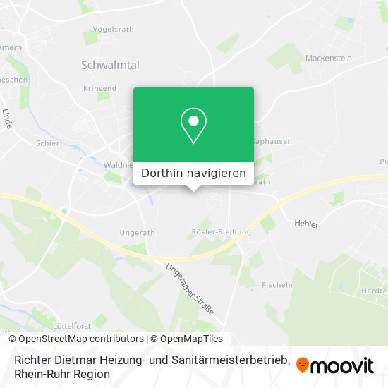 Richter Dietmar Heizung- und Sanitärmeisterbetrieb Karte