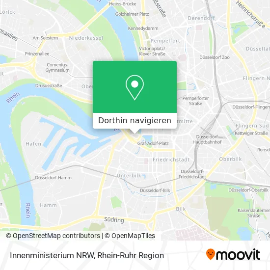 Innenministerium NRW Karte