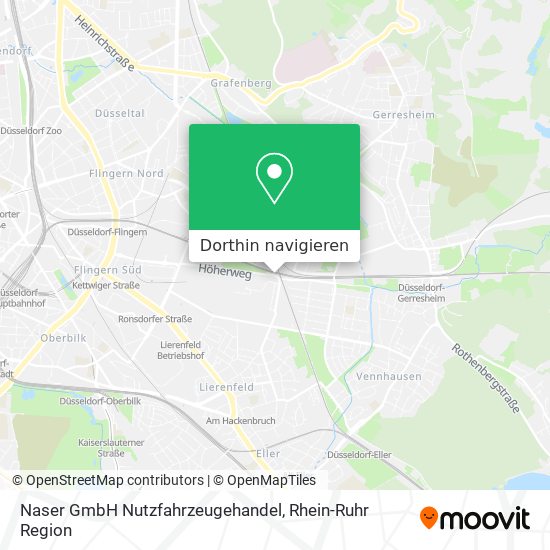 Naser GmbH Nutzfahrzeugehandel Karte