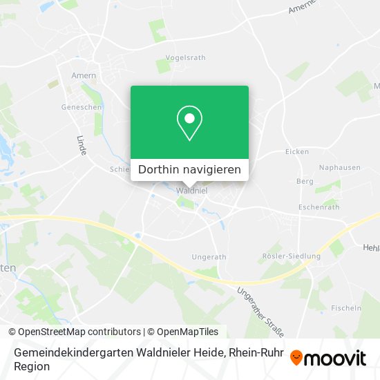 Gemeindekindergarten Waldnieler Heide Karte