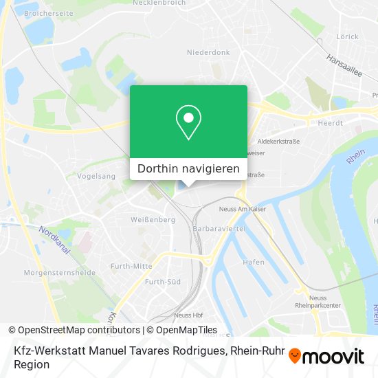 Kfz-Werkstatt Manuel Tavares Rodrigues Karte