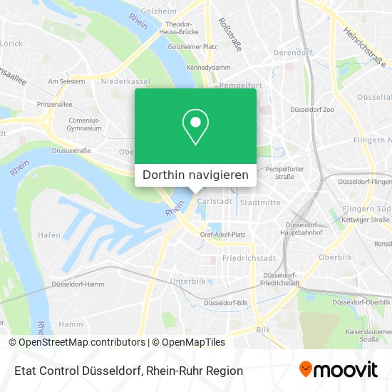 Etat Control Düsseldorf Karte