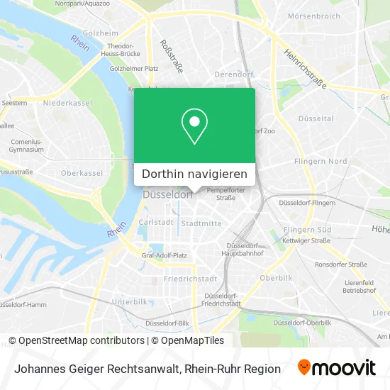 Johannes Geiger Rechtsanwalt Karte