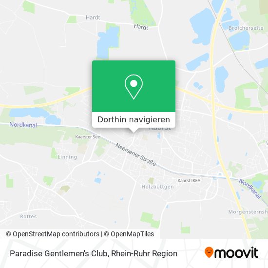 Paradise Gentlemen's Club Karte
