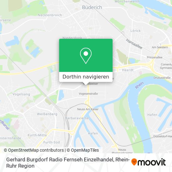 Gerhard Burgdorf Radio Fernseh Einzelhandel Karte