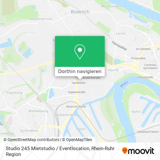 Studio 245 Mietstudio / Eventlocation Karte