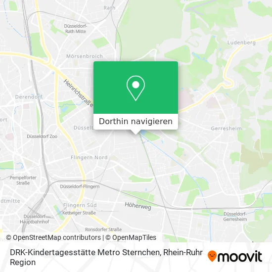 DRK-Kindertagesstätte Metro Sternchen Karte