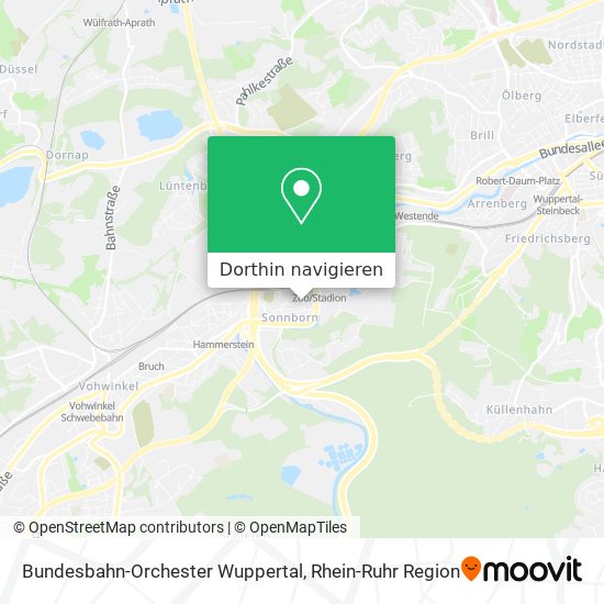 Bundesbahn-Orchester Wuppertal Karte