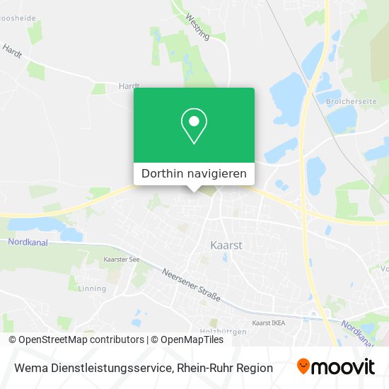 Wema Dienstleistungsservice Karte