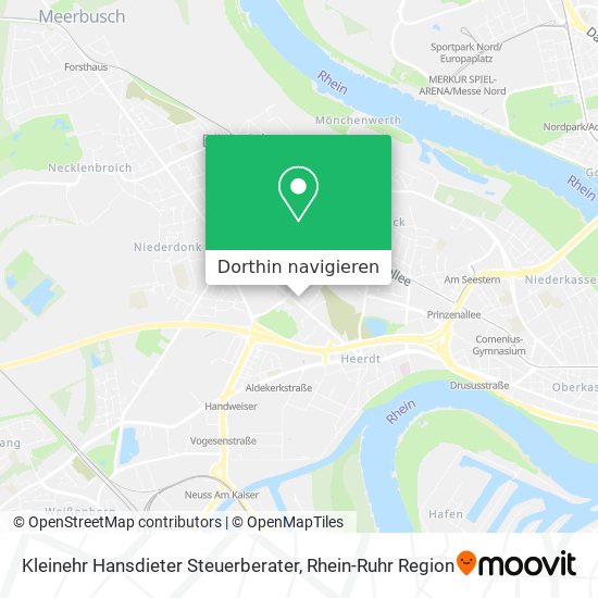 Kleinehr Hansdieter Steuerberater Karte