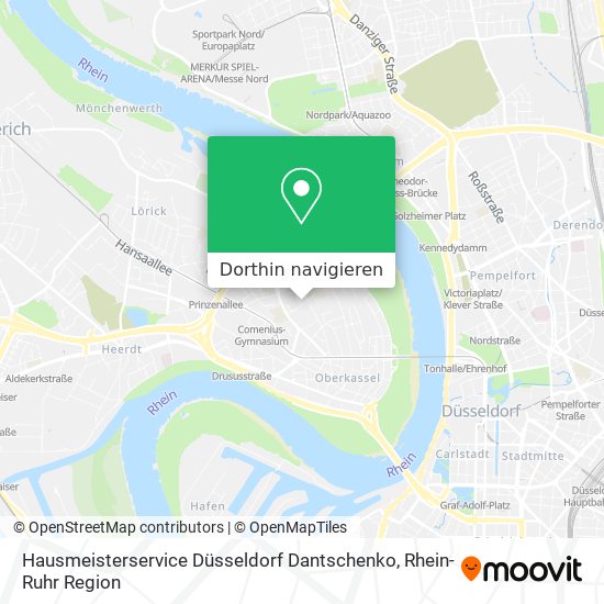 Hausmeisterservice Düsseldorf Dantschenko Karte