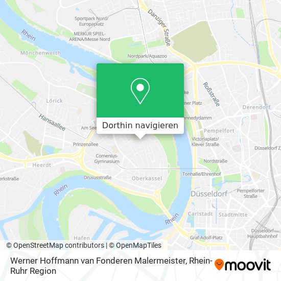 Werner Hoffmann van Fonderen Malermeister Karte
