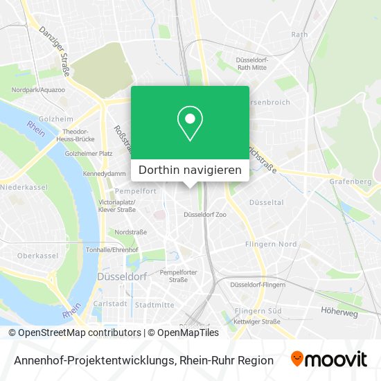 Annenhof-Projektentwicklungs Karte