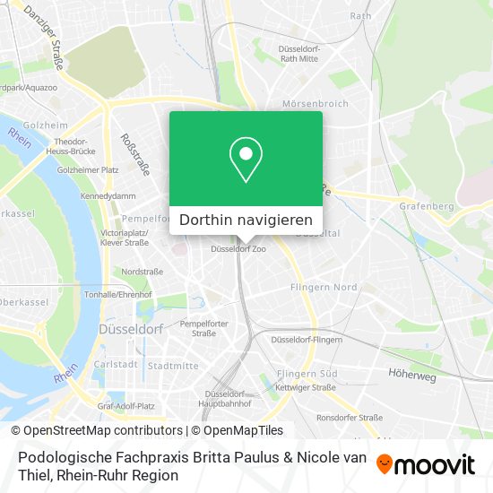Podologische Fachpraxis Britta Paulus & Nicole van Thiel Karte